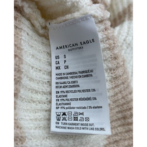 Women's American Eagle Oh So Soft Luxe Knit Striped Sweater, Size S - Picture 5 of 6
